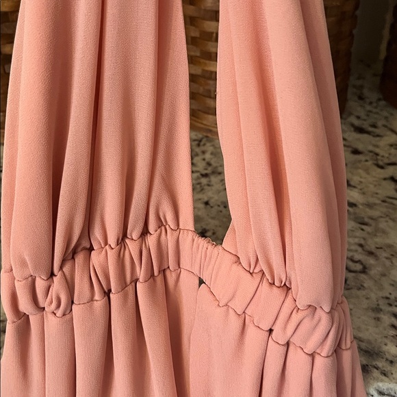 Show Me Your Mumu Dusty Rose Halter Maxi Dress - Picture 2 of 6